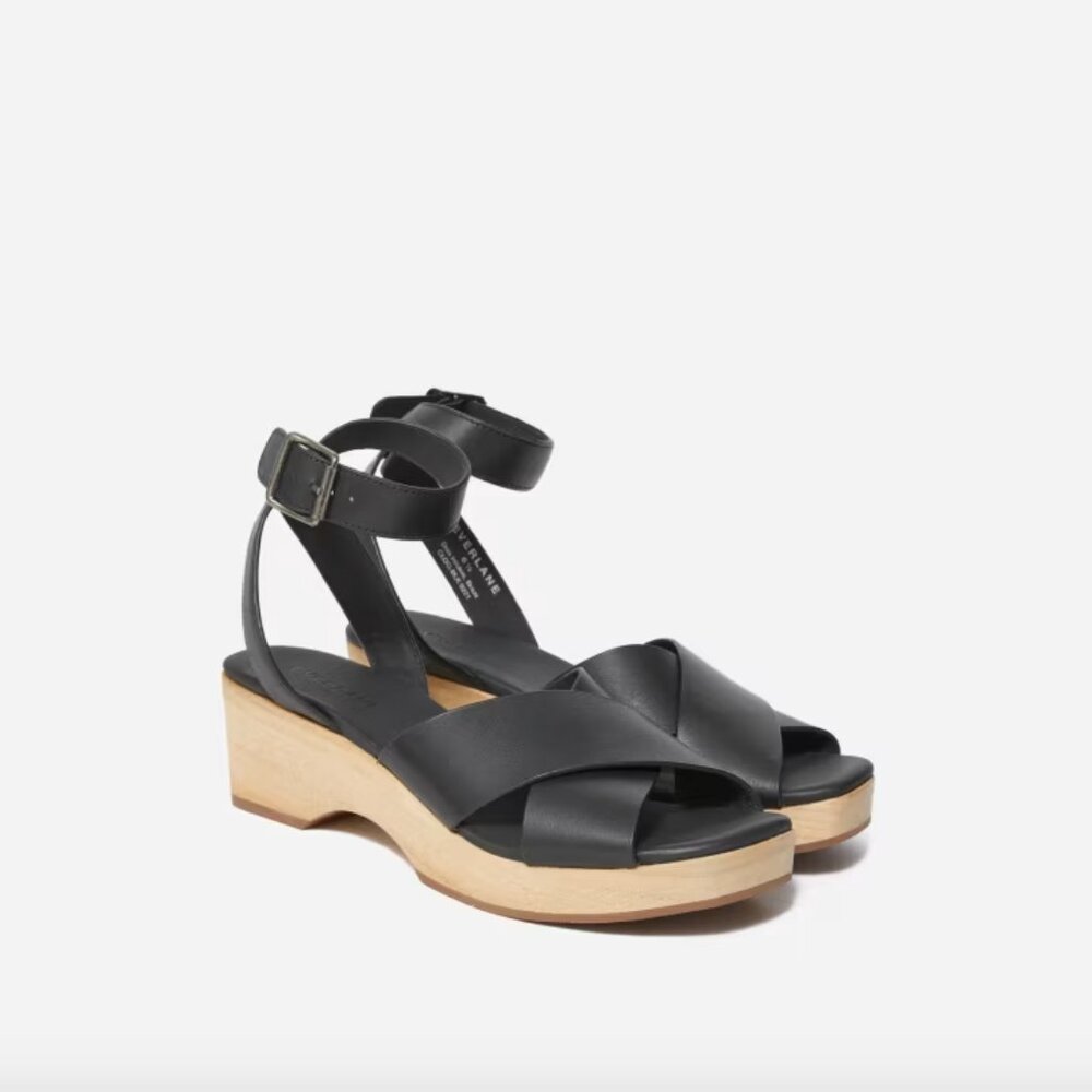 Everlane The Clog Sandal Black Base - Size 8.5